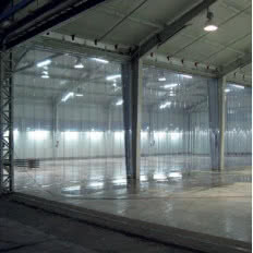 Kurtyny wstęgowe z miękkiego PVC