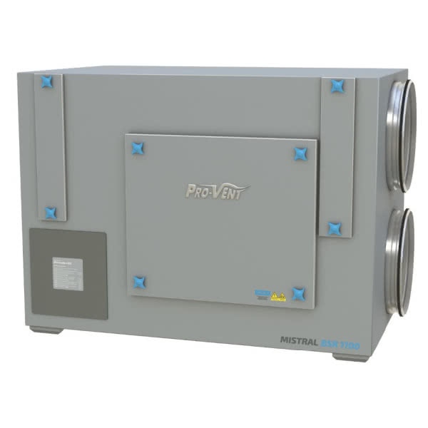 Rekuperator MISTRAL 1100 BSR z recyrkulacją