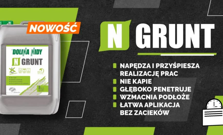 Szybkie i łatwe gruntowanie z N Grunt od Doliny Nidy