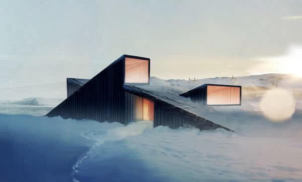 Konstrukcja dachowa dla narciarzy