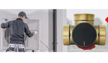 Zawory przełączające w instalacjach z pompami ciepła