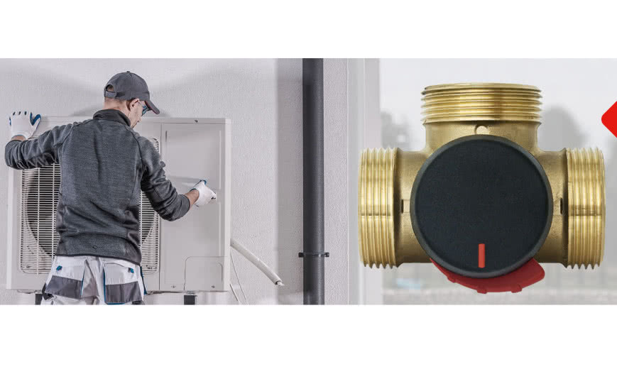 Zawory przełączające w instalacjach z pompami ciepła