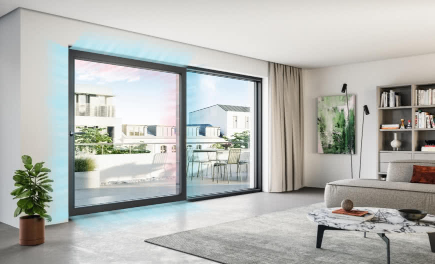 Okna i drzwi przesuwne Schüco LivIng move - odporne na ulewy i wiatr