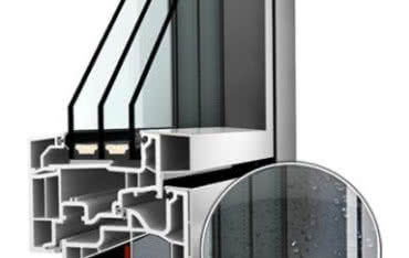 Okna z PVC odporne na pogodę