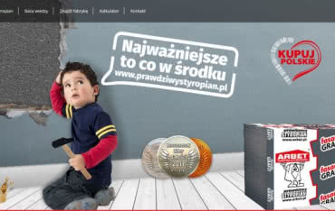 "Najważniejsze to co w środku" - kampania Fabryki Styropianu ARBET