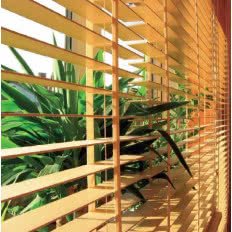 Żaluzje poziome drewniane