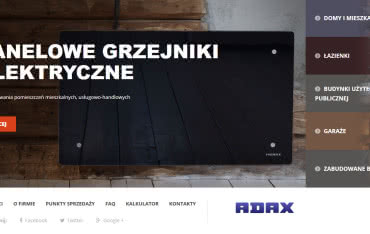 Elektra zaprasza do nowego serwisu grzejnikiadax.pl