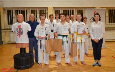 Właściciel firmy JONIEC odwiedził grupę ARS Klub Kyokushinkai