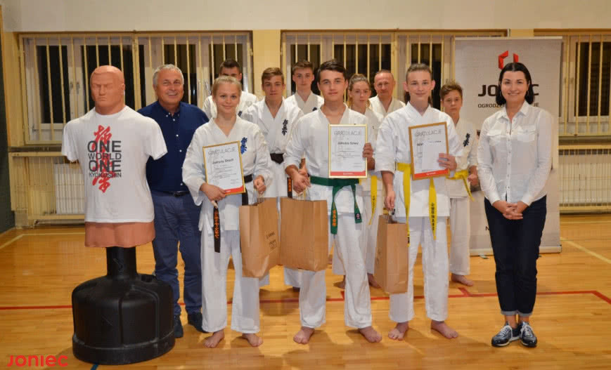 Właściciel firmy JONIEC odwiedził grupę ARS Klub Kyokushinkai