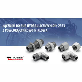 Łączniki do rur hydraulicznych DIN 2353 z powłoką cynkowo-niklową