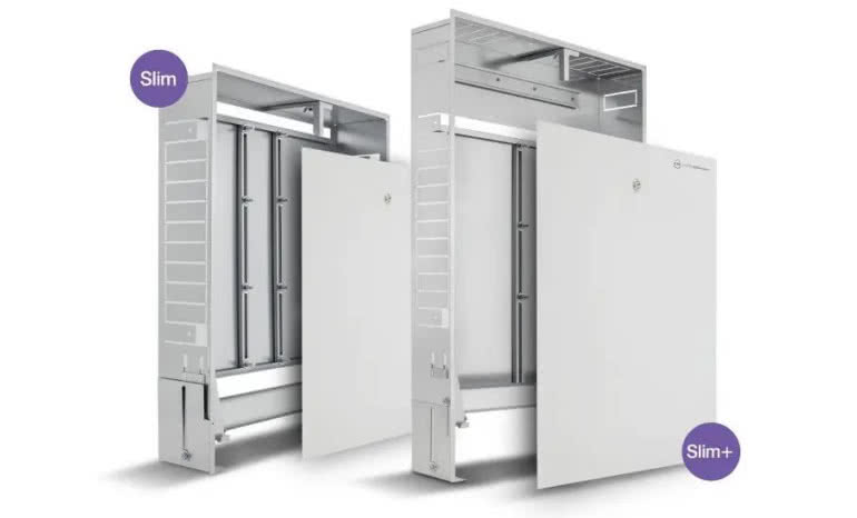 Ukryj instalacje w ścianie: szafki podtynkowe Slim i Slim+