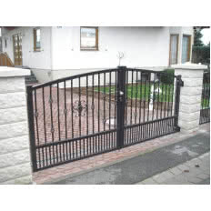 Brama konstrukcji aluminiowej