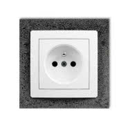 Gniazdo i ramka z betonu DECO