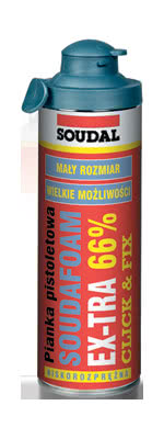 SOUDAFOAM EX-TRA 66% Z SYSTEMEM CLICK & FIX