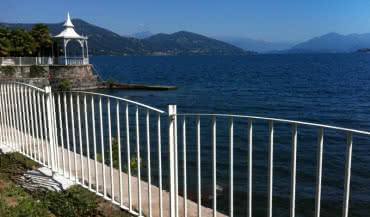 Eleganckie panele Betafence chronią willę nad Jeziorem Maggiore