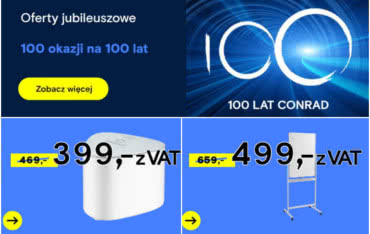 100 okazji na 100 lat Conrad Electronic