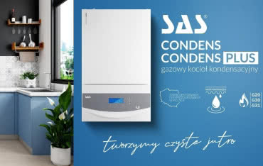 CONDENS PLUS – kondensacyjny, dwufunkcyjny kocioł gazowy