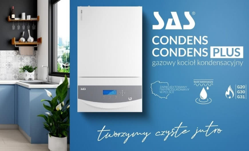 CONDENS PLUS – kondensacyjny, dwufunkcyjny kocioł gazowy 