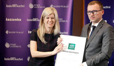 Baterie Espacio nagrodzone w konkursie Łazienka - Wybór Roku 2017