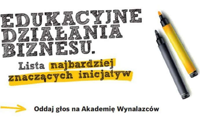 Akademia Wynalazców im. Roberta Boscha w gronie najbardziej znaczących inicjatyw edukacyjnych w Polsce