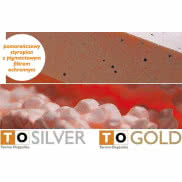 Pomarańczowy styropian