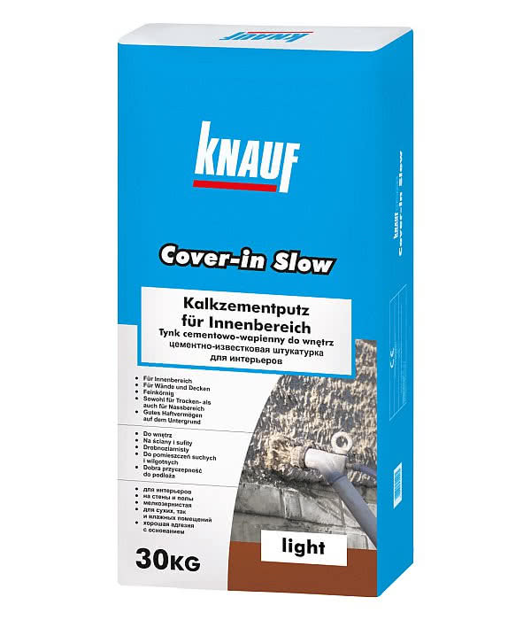 Lekki tynk cementowo-wapienny Knauf Cover-in Slow Light