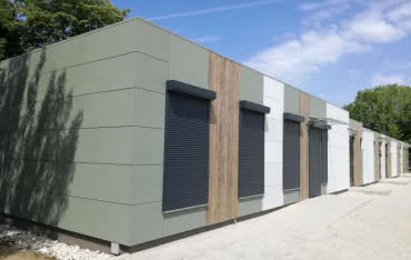 Modułowy budynek Akademii Wychowania Fizycznego we Wrocławiu