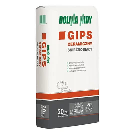 Gips ceramiczny śnieżnobiały