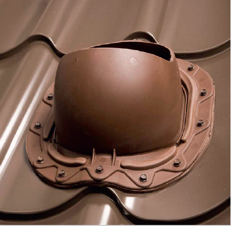 Uniwersalne blachodachówkowe przejście dachowe VILPE