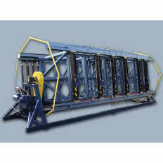 Prasa pneumatyczna czterostronna obrotowa, typ PO-4