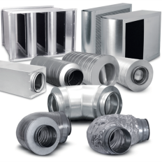 Tłumiki kanałowe wentylacyjne 