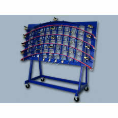 Prasa pneumatyczna do klejenia łuków, typ PPŁ