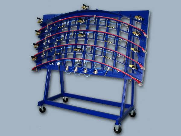 Prasa pneumatyczna do klejenia łuków, typ PPŁ