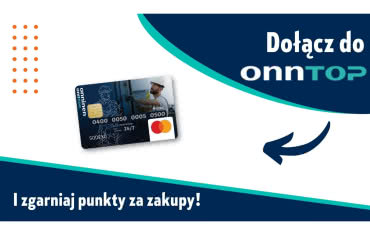 Cashback do 6% na narzędzia i materiały budowlane. Tylko w OnnTop