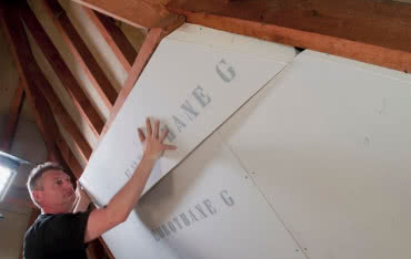 Termorenowacja ścian i sufitów od wewnątrz płytami Eurothane G