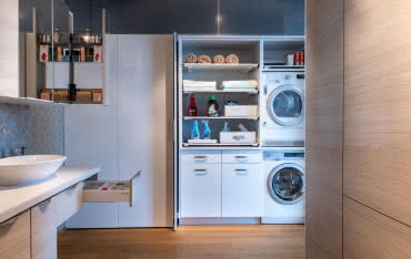 Pralnia w łazience - jak zaaranżować przestrzeń?