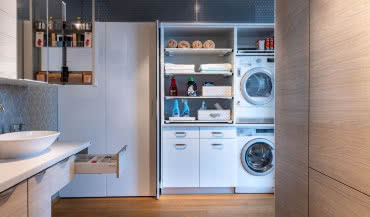 Pralnia w łazience - jak zaaranżować przestrzeń?