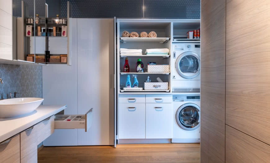 Pralnia w łazience - jak zaaranżować przestrzeń?