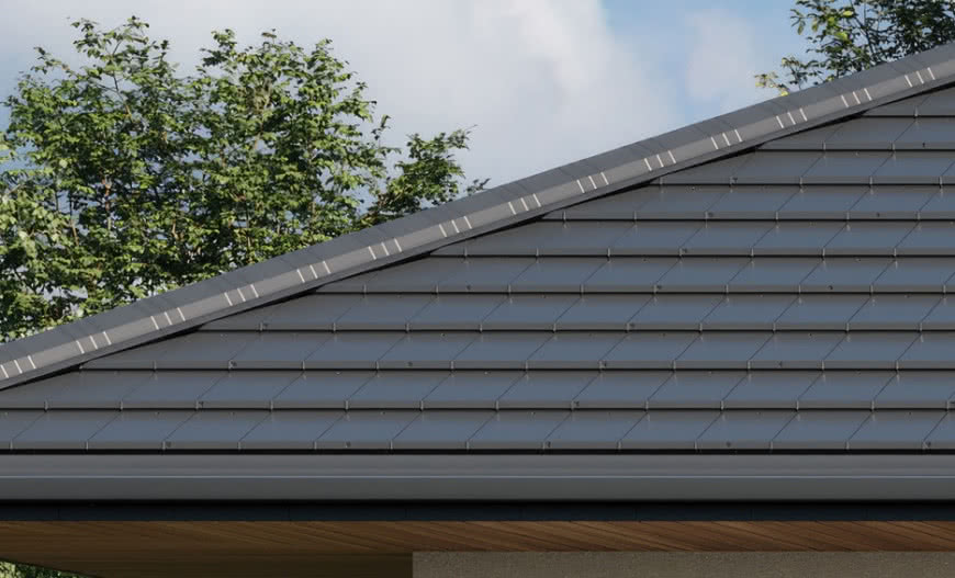 Nowość – w pełni płaska blachodachówka modułowa Garda