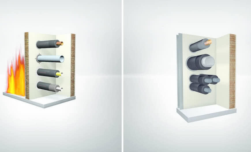 Kompletna ochorna przeciwogniowa z Armaflex Protect