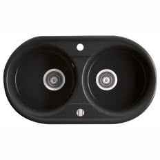 Granitowy zlewozmywak dwukomorowy BIZZY