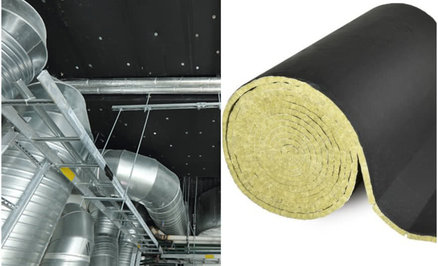 PAROC Hvac Lamella Mat BlackCoat