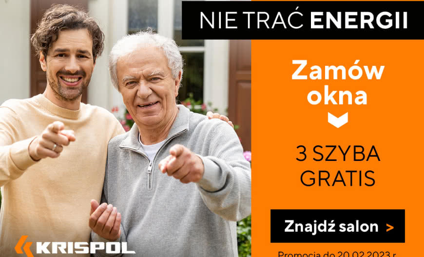 Zamów okna - 3 szyba gratis