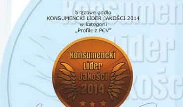 Brązowe Godło KONSUMENCKI LIDER JAKOŚCI 2014 kolejne uznanie dla REHAU!
