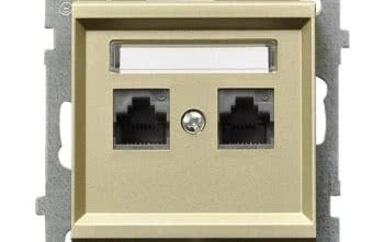 Funkcjonalne rozmieszczenie sprzętów komputerowych i RTV w domu - osprzęt SONATA firmy Ospel 