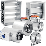 Przepustnice wentylacyjne, regulatory i siłowniki 