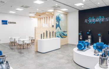 EBARA wyremontowała recepcję i salę wystawienniczą