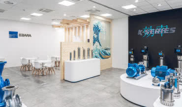 EBARA wyremontowała recepcję i salę wystawienniczą