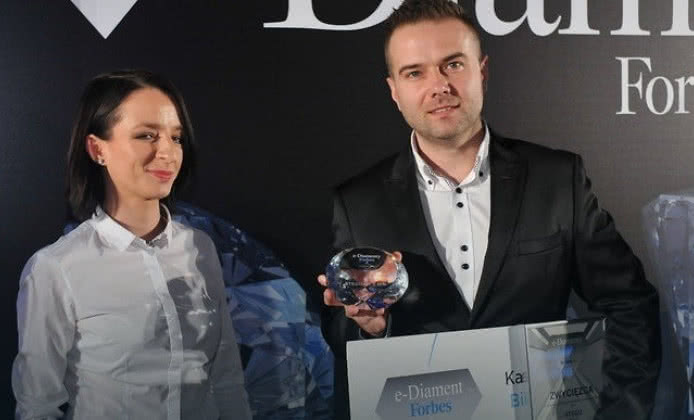 Strona internetowa Stegu ponownie nagrodzona e-Diamentem Forbesa