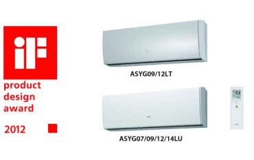 Klimatyzator Fujitsu serii LT/LU nagrodzony "iF product design award 2012"